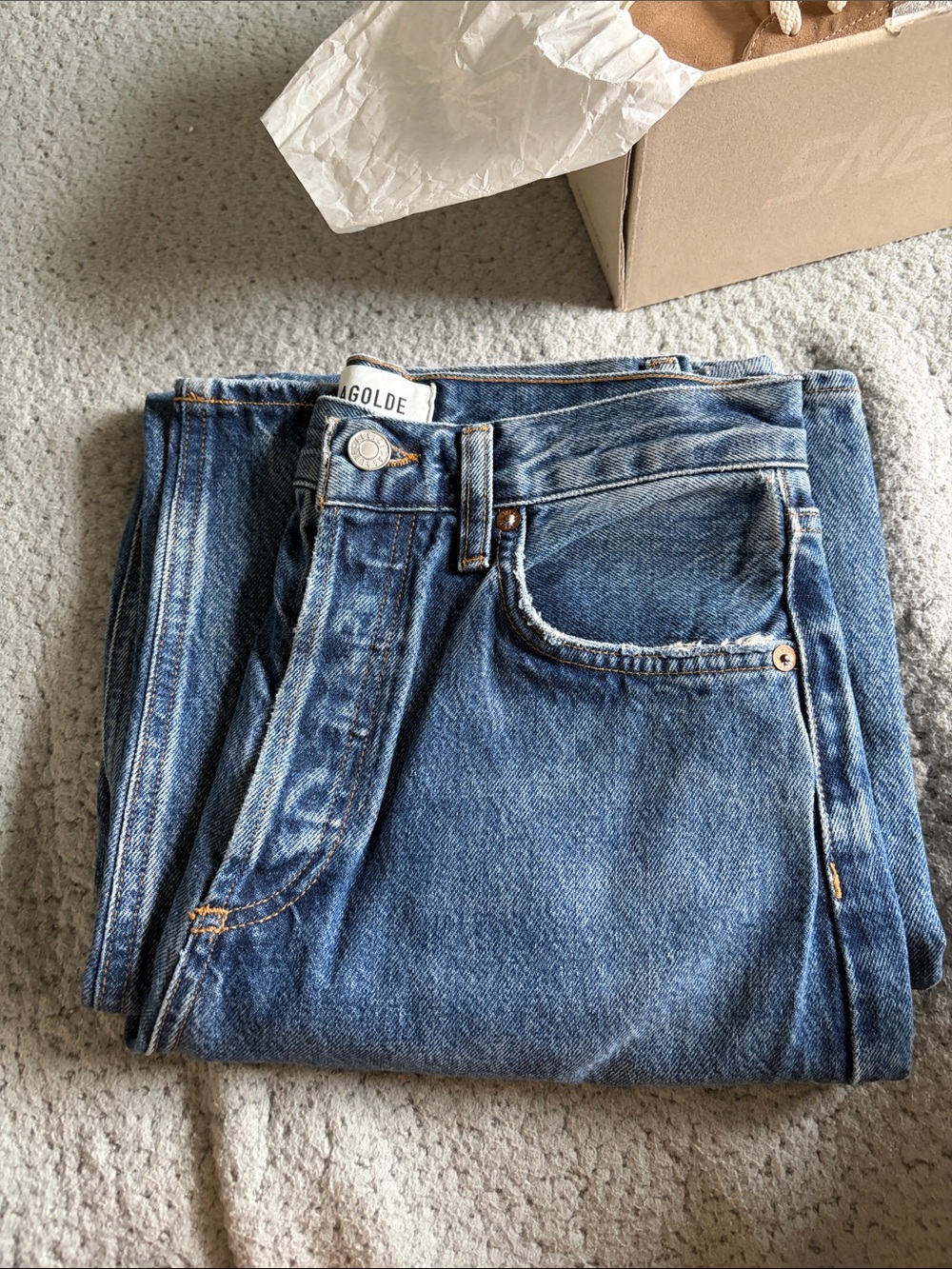 Agolde Low Slung Baggy Jean Size 23